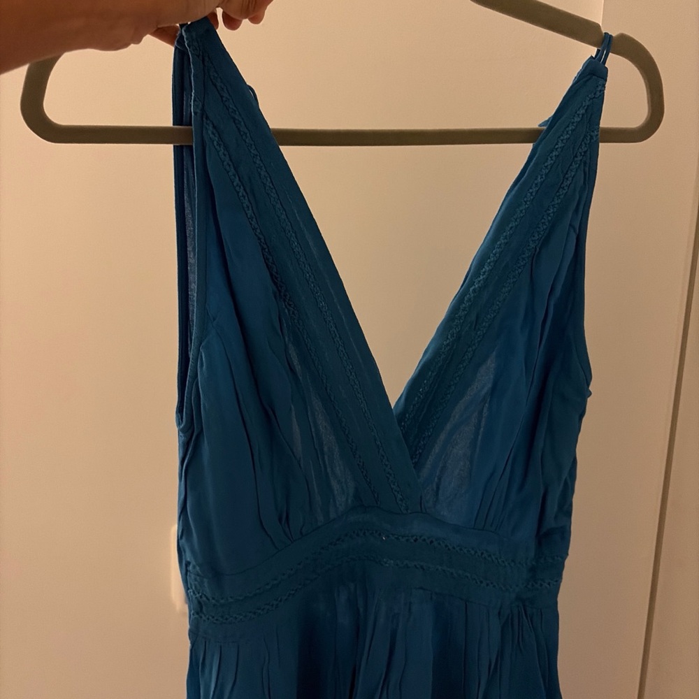 Label Ritukumar Vibrant Blue Maxi Dress - Picture 5 of 5
